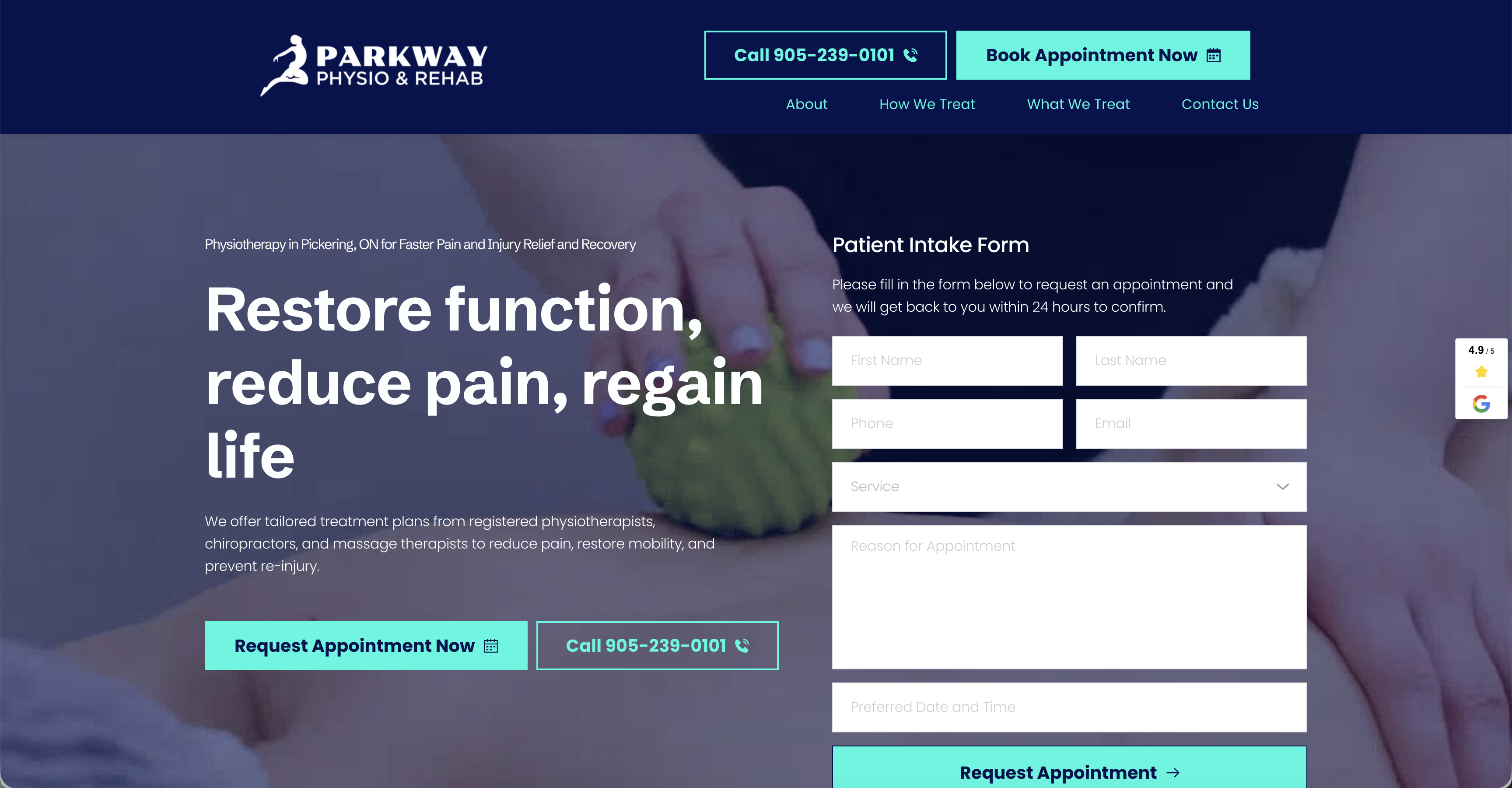 Website screenshot